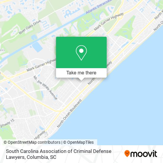 South Carolina Association of Criminal Defense Lawyers map