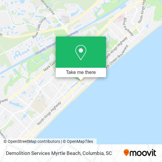 Mapa de Demolition Services Myrtle Beach