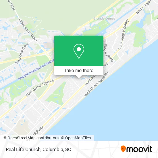 Real Life Church map