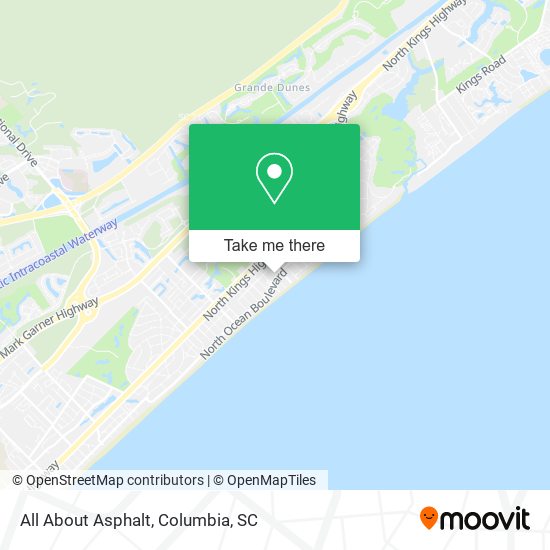 All About Asphalt map