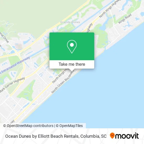 Mapa de Ocean Dunes by Elliott Beach Rentals