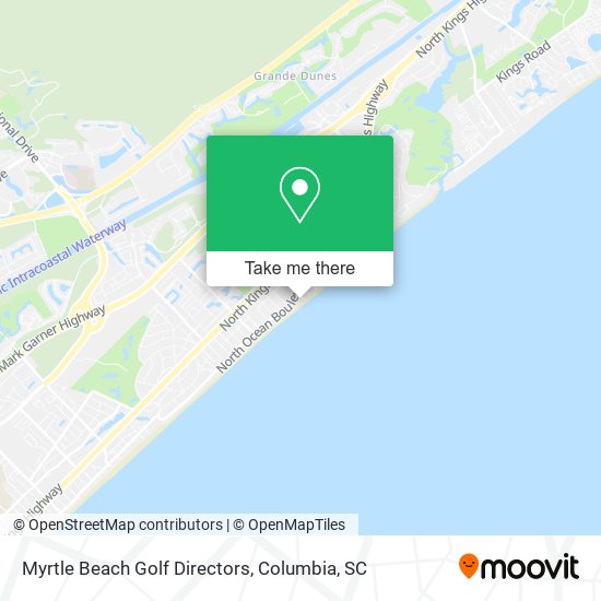 Mapa de Myrtle Beach Golf Directors