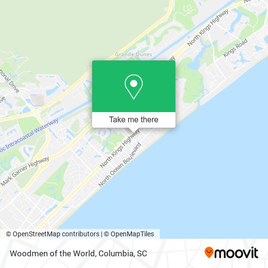 Woodmen of the World map