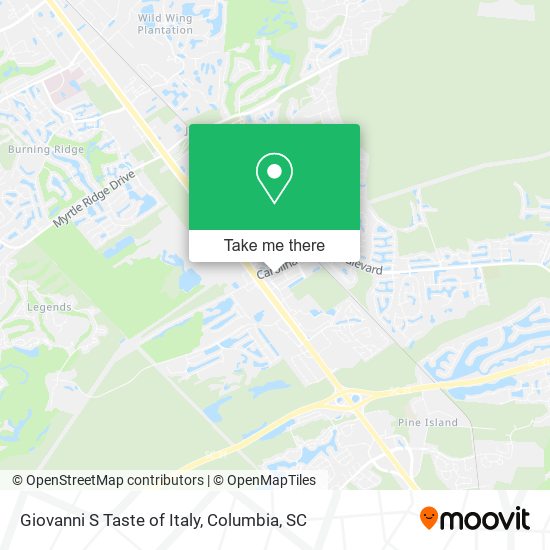 Giovanni S Taste of Italy map