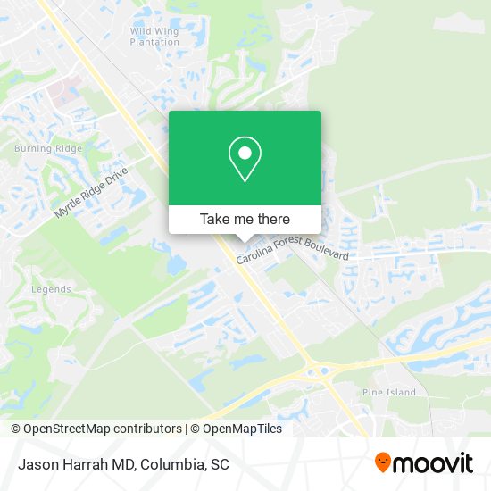 Jason Harrah MD map