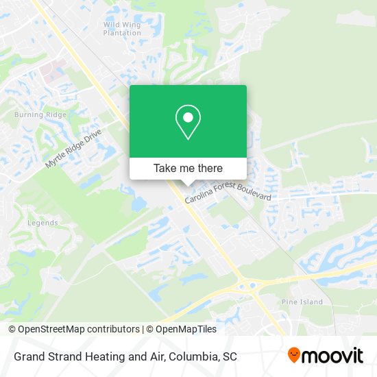 Mapa de Grand Strand Heating and Air