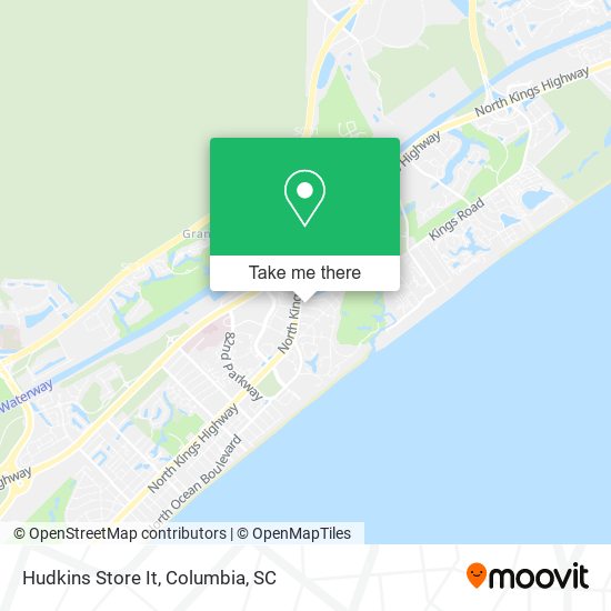 Hudkins Store It map