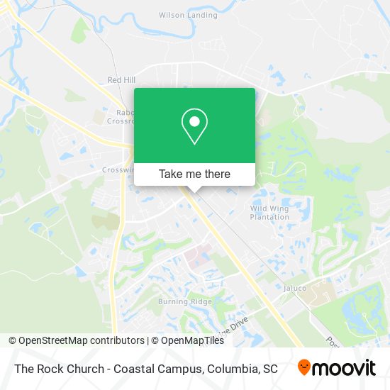 The Rock Church - Coastal Campus map