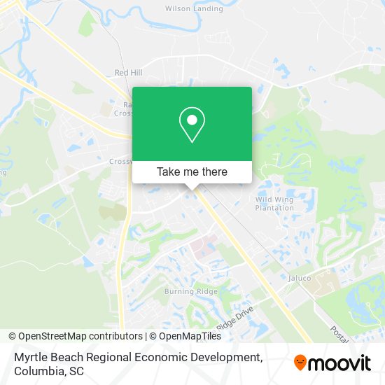 Myrtle Beach Regional Economic Development map