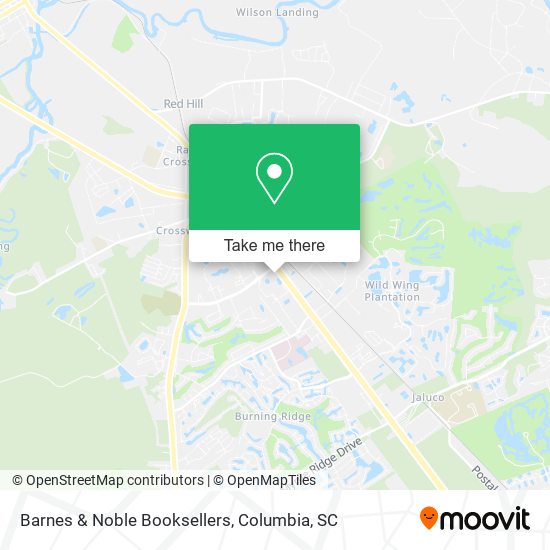 Barnes & Noble Booksellers map