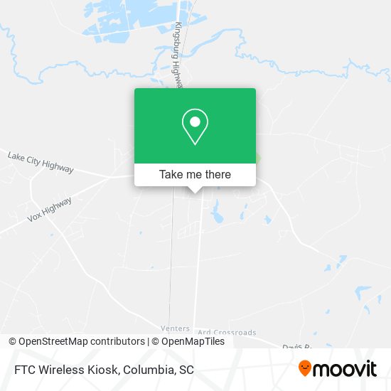 FTC Wireless Kiosk map