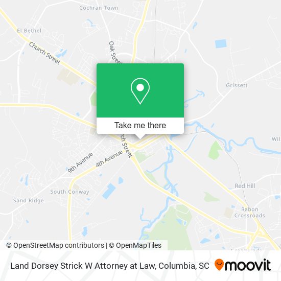 Land Dorsey Strick W Attorney at Law map