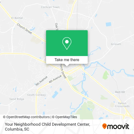 Mapa de Your Neighborhood Child Development Center
