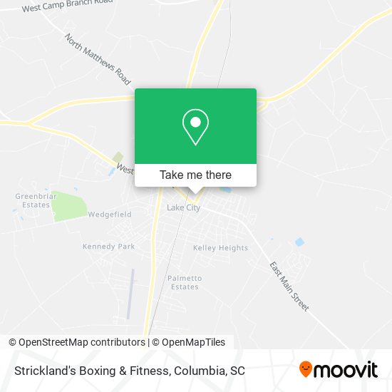 Strickland's Boxing & Fitness map