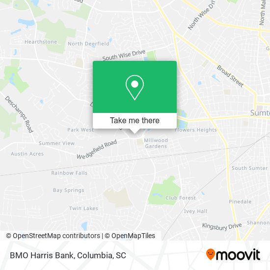 BMO Harris Bank map