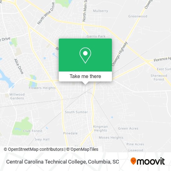 Central Carolina Technical College map