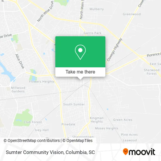 Sumter Community Vision map