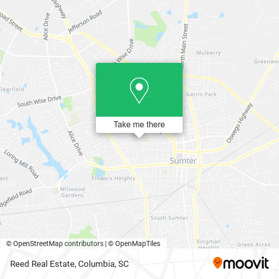 Reed Real Estate map