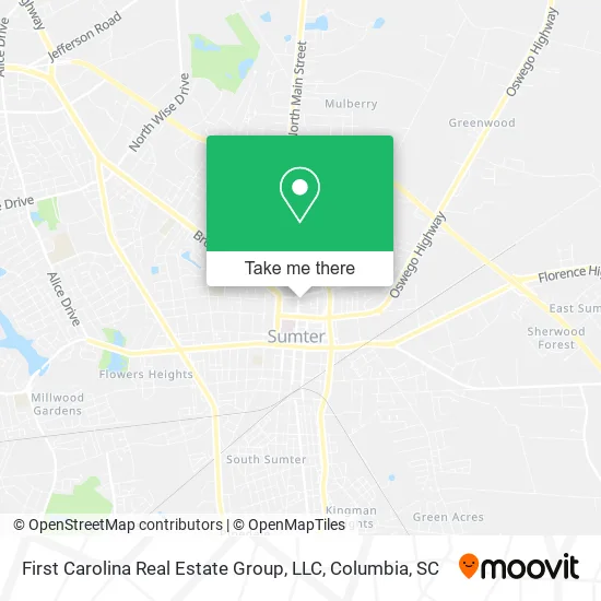 First Carolina Real Estate Group, LLC map