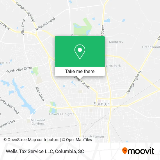 Wells Tax Service LLC map