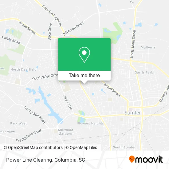 Power Line Clearing map