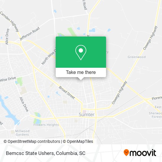 Bemcsc State Ushers map