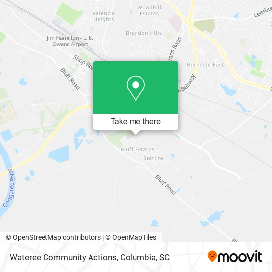 Wateree Community Actions map