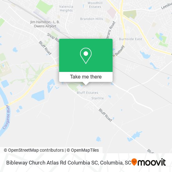 Bibleway Church Atlas Rd Columbia SC map