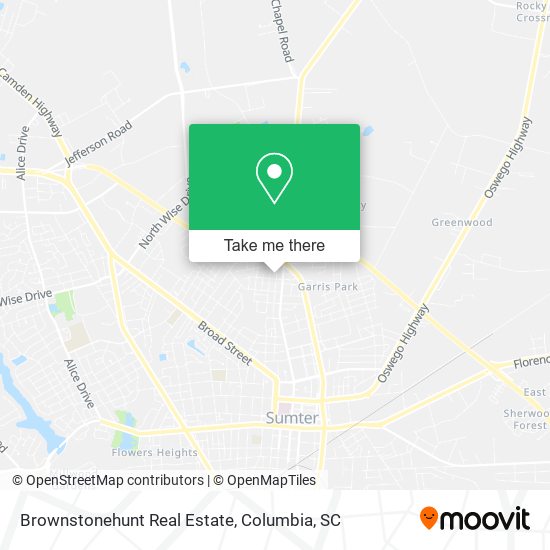 Brownstonehunt Real Estate map