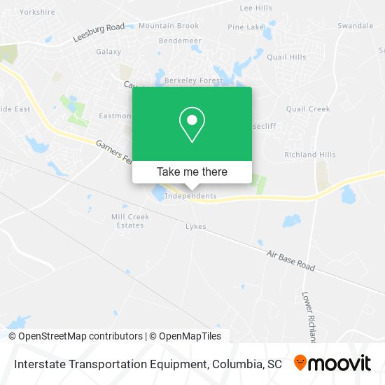 Mapa de Interstate Transportation Equipment