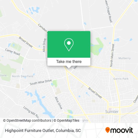 Highpoint Furniture Outlet map