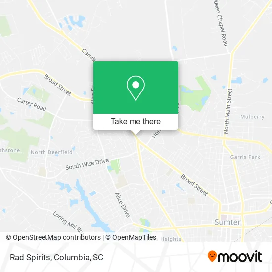 Rad Spirits map