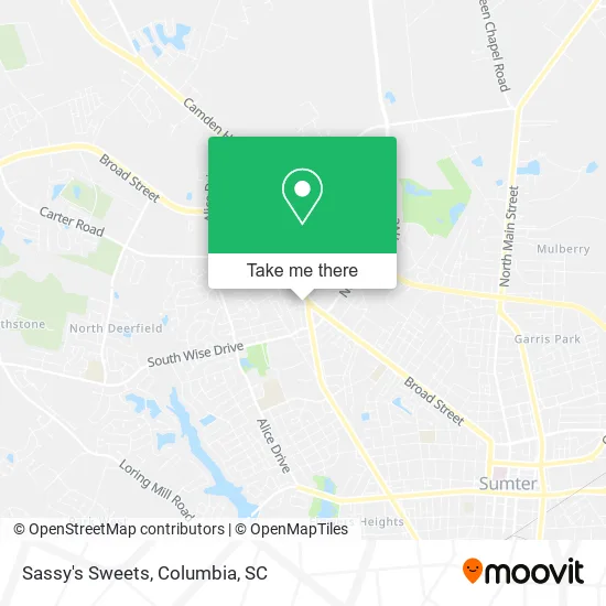 Mapa de Sassy's Sweets