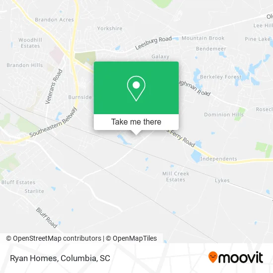 Ryan Homes map