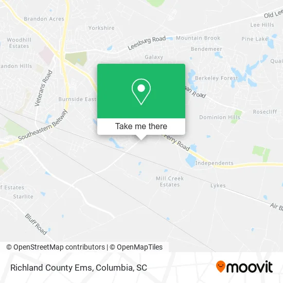 Richland County Ems map