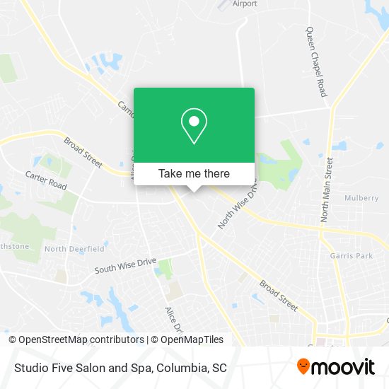 Studio Five Salon and Spa map