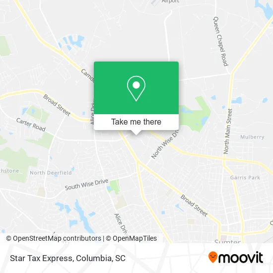Star Tax Express map