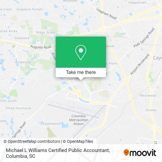 Michael L Williams Certified Public Accountant map