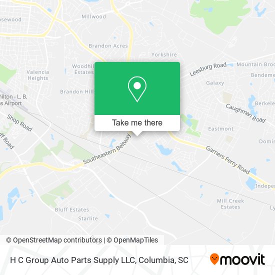 H C Group Auto Parts Supply LLC map