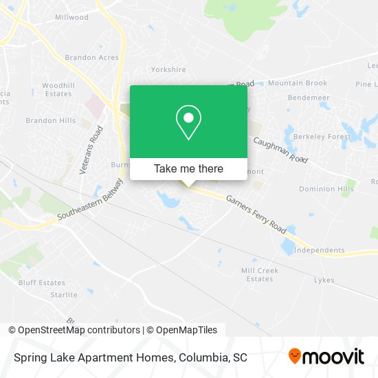 Spring Lake Apartment Homes map