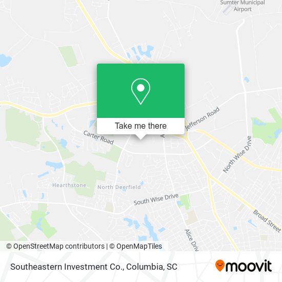 Southeastern Investment Co. map