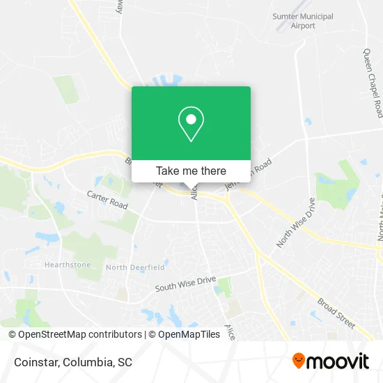Coinstar map