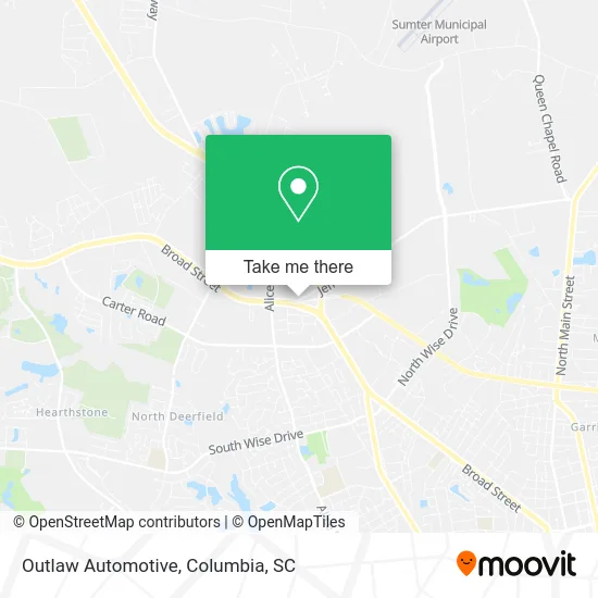 Outlaw Automotive map