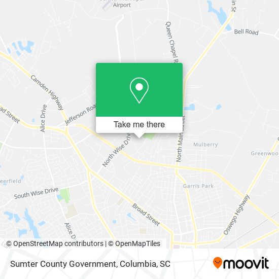 Mapa de Sumter County Government