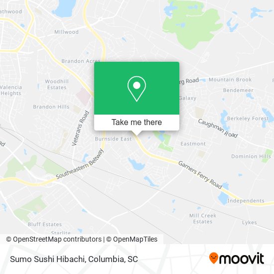 Mapa de Sumo Sushi Hibachi