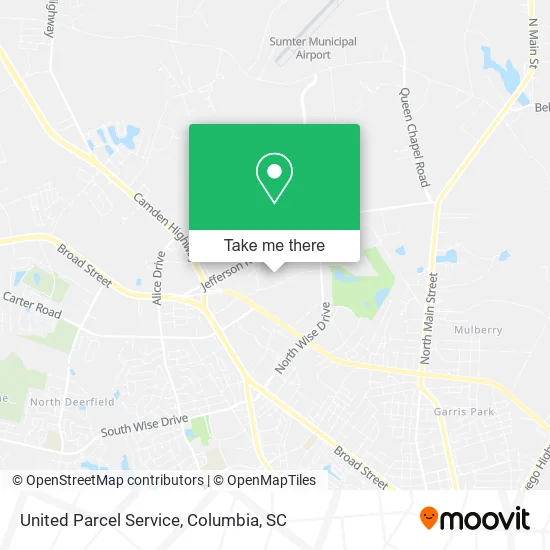 United Parcel Service map