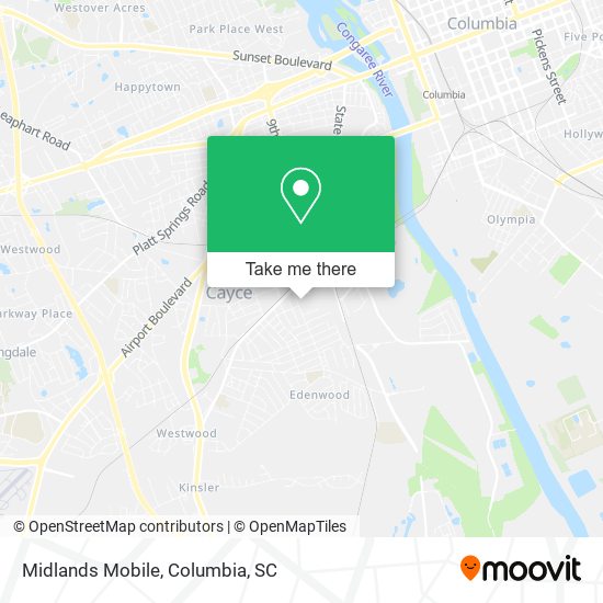 Mapa de Midlands Mobile