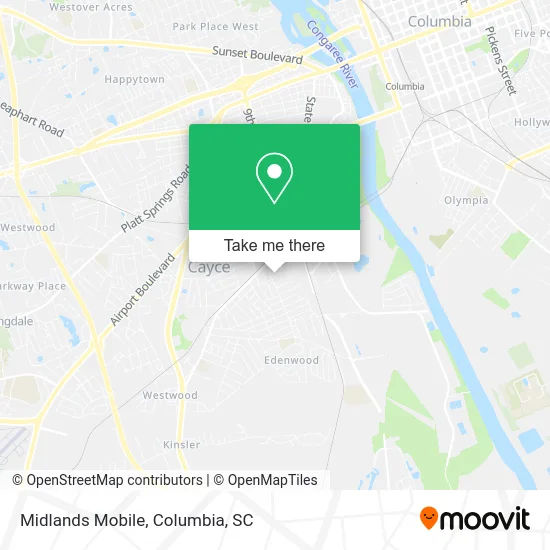 Midlands Mobile map