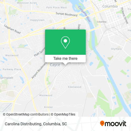 Mapa de Carolina Distributing