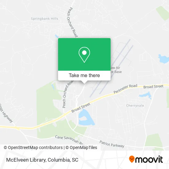 McElveen Library map